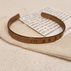Branded Collective Brass Cuff